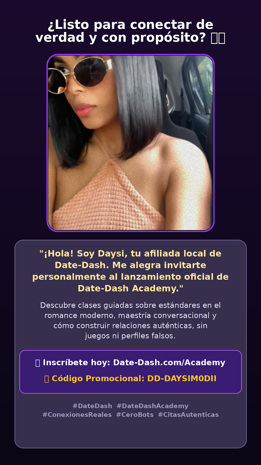 Daysi — Date-Dash Academy local affiliate
